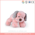YK SA8000 usine Peluche mini chien en peluche rose chiot avec collier